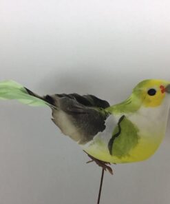 Dekorativ farvet fugl