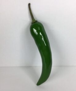 Grøn stor kunstig chili
