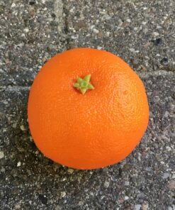 Kunstig naturtro orange mandarin