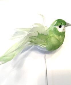 Dekorativ lysegrøn fugl 