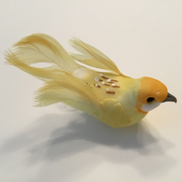 dekorativ gul fugl - og gul fugl -