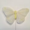 Hvid og gul stor sommerfugl