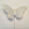 Hvid stor mønstret sommerfugl