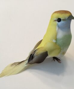 Dekorativ gul fugl