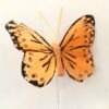 Dekorativ lys orange sommerfugl
