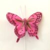 Dekorativ pink sommerfugl