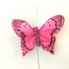 Dekorativ lille pink sommerfugl 