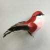 Dekorativ rød fugl 