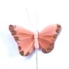 Rosa sommerfugl med glimmerkant
