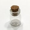 Micro glasflaske med korkprop
