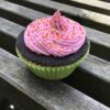 Cupcakes med pink topping