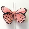 Gammelrosa dekorativ fin sommerfugl