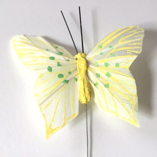 Lille gul dekorativ sommerfugl