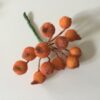 Orange små bær kugler