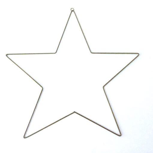 Lille guld metalstjerne ø 30cm